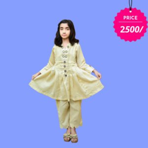 Girls Stitched Lawn Dress (Age 9–10 Years) – Premium Quality Outfit